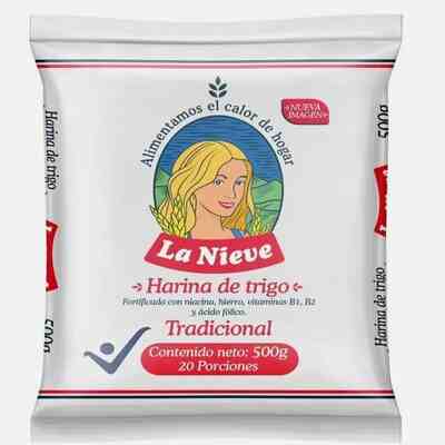 Harina De Trigo La Nieve 500 gr